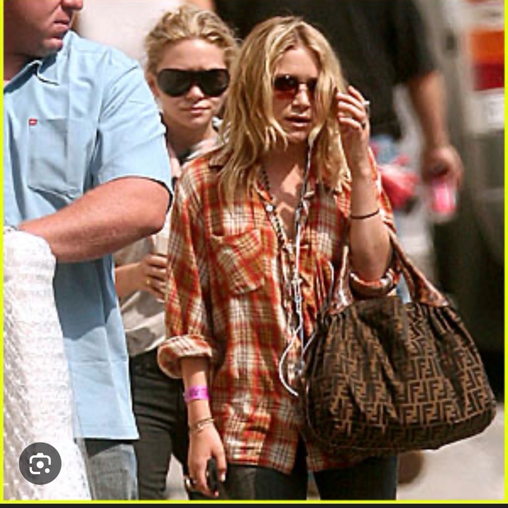 Fendi Brown Zucca Spy Bag VINTAGE AND RARE 💯 Authentic - Picture 12 of 12